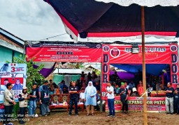 Berkampanye Riang Gembira Dengan Dor Official Cabup/Cawabup H Riyanto Dan Umi Laila Di Pekon Bumiratu