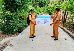 Pemerintah Pekon Tanjung Rusia Timur Realisasikan Pembangunan Rabat Beton ADD Tahap II Tahun 2024