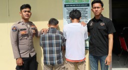 Dua Terduga Pengedar Sabu di Pugung  Ditangkap Satresnarkoba Polres Tanggamus 