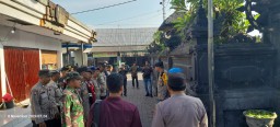 Polresta Denpasar Pengamanan Kampanye Blusukan di Pasar Pidada