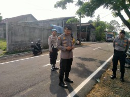 Pengamanan Kegiatan Tatap Muka Paslon Gubernur Bali di Ubung