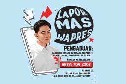 Resmi Mas Gibran Wapres Buka Layanan Pengaduan Masyarakat Melalui WhatsApp