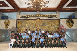 Delegasi Tentara India Kunjungi Kodam Udayana