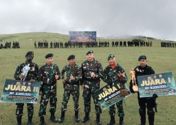 Danbrigif 21/Komodo Sambut Ton Ranting Yudha Wastu Pramuka Jaya 2024