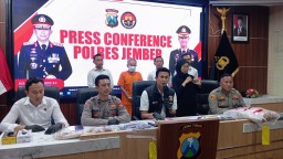 Kurang Dari 24 Jam, Polres Jember Berhasil Ungkap Kasus Penemuan Mayat di Tanggul