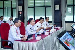 Pj Bupati Kabupaten Pringsewu Jalani Evaluasi Kinerja Triwulan III Di Kemendagri