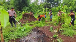 Polri Sebagai Penggerak, Polsek Kawasan Pelabuhan Gilimanuk Gelar Aksi Nyata Dukung Ketahanan Pangan Nasional