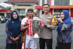 Peduli dan Support Atlet Persaid, Kapolres Jember Dinobatkan Sebagai Bapak Asuh Disabilitas