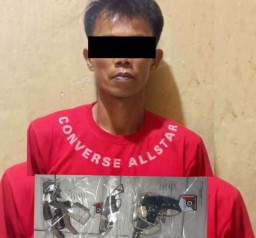 Polsek Terbanggi Besar Berhasil Ungkap Lokasi Pembuatan Senjata Api Rakitan di Lampung Tengah