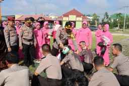 1 Januari Tahun 2025 Momen Bersejarah Bagi 40 Anggota Polres Pringsewu Naik Pangkat