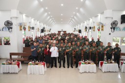 Pangdam Zamroni Hadiri Perayaan Natal Bersama Kodam IX/UDY