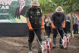 Kasdam IX/Udayana Hadiri Penanaman Jagung Serentak Satu Juta Hektar