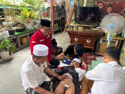 Budi Leksono Gelar Sunatan Massal Gratis, PDI Perjuangan Wujudkan Kepedulian Bagi Warga