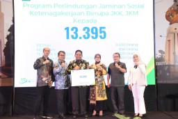Beri Jaminan 13.395 Orang, Pemkab Sidoarjo Cover Pekerja Rentan dengan BPJS Ketenagakerjaan