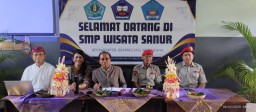 FKKPBM Bersama Yayasan Pembangunan Sanur Sosialisasi Empat Pilar, Bijak bermedia sosial, dan Hidup sehat gizi seimbang.