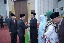 Rapat Paripurna DPRD, Pj Bupati Pringsewu Ucapkan Selamat Kepada Bupati & Wabup Terpilih