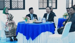 Pj Bupati & Jajaran Pemkab Pringsewu Silaturahmi Dengan Bupati & Wabup Terpilih 