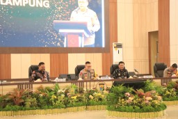 Polda Lampung Gelar Rakor Percepatan Penyerapan Gabah dan Beras untuk Ketahanan Pangan