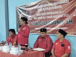 PDI Perjuangan Kecamatan Bubutan Perkuat Konsolidasi dengan Anak Ranting
