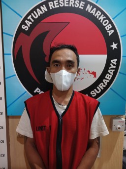 Satreskoba Polrestabes Surabaya Berhasil Meringkus Pengedar Ganja Warga Pabean Cantikan Surabaya