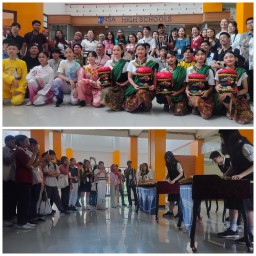 PULUHAN MAHASISWA ASING, DOSEN & STAFF ASING DARI 11 NEGARA ANTUSIAS BELAJAR BUDAYA INDONESIA BERSAMA NSA
