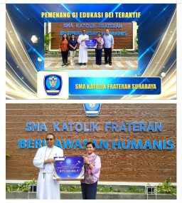Selamat dan Sukses : SMAK Frateran Surabaya Raih Predikat Galeri Investasi BEI Edukasi Teraktif 2025