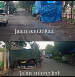 Rambu Larangan Parkir Tak Berlaku Disepanjang Semut kali dan Sulung Kali, Ada Apa Dengan Dishub?