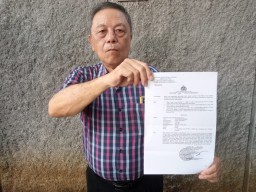 Petugas Ukur BPN II, Mengatakan PT BKJ Telah Mencaplok Tanah Milik Sie Ragowo