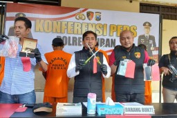5 Spesialis Pembobol Rumah Kosong di Tuban, Berhasil di Ringkus Tim Jatanras Satreskrim Polres Tuban