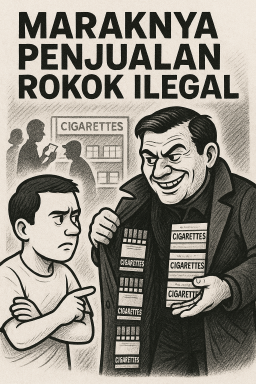 Maraknya Peredaran Rokok Ilegal di Jl. Randu Surabaya APH Tutup Mata