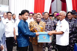 Wakil Bupati Sidoarjo dan Kasal Resmikan Gedung Panti Asuhan Laksamana Muda Mas Pardi di Candi