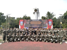 Pemprov Jatim Gelar Apel Kesiapsiagaan Nasional Di Alun-Alun Sidoarjo