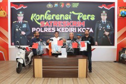 Polres Kediri Kota Berhasil Amankan Residivis Pencurian di Kamar Kos Yang Viral di Medsos