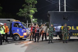 Long Weekend, Polres Pelabuhan Tanjung Perak Surabaya Gelar Patroli Skala Besar Gabungan TNI Polri