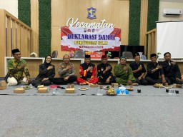 Deklarasi Damai Perguruan Pencak Silat Se-kecamatan Simokerto Berkomitmen dan Menjalin Sinergi Bersama 3 Pilar
