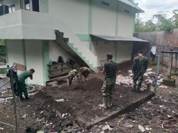 Karya Bakti TNI, Korem Wira Satya Rehabilitasi Panti Asuhan Yappenatim