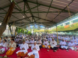 Makodam IX/Udayana Gelar Pujawali dan Dharma Shanti Hari Raya Nyepi Tahun Baru Saka 1947