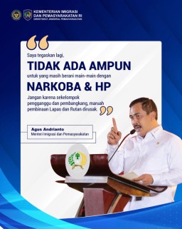 Menteri Imigrasi dan Pemasyarakatan Tegaskan: Tidak Ada Ampun bagi Pelanggar di Lapas