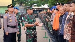 Kasdam IX/Udy Pimpin Apel Gelar Pasukan Pengamanan VVIP, Kunjungan Kerja Wakil Presiden RI