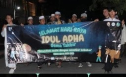 Menyambut Hari Raya Idul Adha SMK Negeri 6 Surabaya Gelar Takbir Akbar