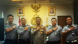 TINGKATKAN SINERGI, KALAPAS SIDOARJO LAKUKAN AUDIENSI DENGAN KAPOLRESTA SIDOARJO