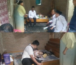 Bentuk Kepedulian, Baznas dan STEBI Tanggamus Bantuan untuk Risma (10), Anak dari Keluarga Kurang Mampu