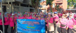 IKP4 Provinsi Jatim Restu UK RSUD dr. Soetomo Gelar Senam Bersama di THP Kenjeran