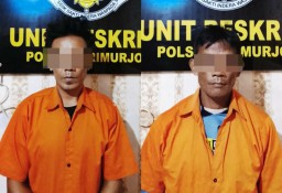 2 Pria Miliki Sabu, Tekab 308 Polsek Trimurjo Amankan Dua Pria Saat Patroli Hunting