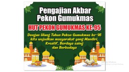 Pengajian Akbar Mewarnai Hut ke-95 Tahun Pekon Gumukmas 