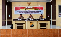 Diikuti 3 Polres, Tim Puslitbang Polri Lakukan Penelitian Sistem e-MP dan Ketahanan Pangan di Polres Tanggamus