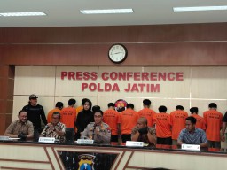 Polda Jatim Bongkar Sindikat Curanmor, 17 Unit Motor Diamankan