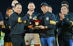 Launching Bhayangkara Presisi Lampung FC, Kapolri Ingatkan Semangat Persatuan