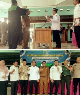 Kades Kemantren Lantik Putra Asli Desa Sebagai Kasi Kesejahteraan 