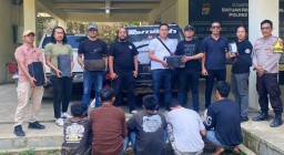 Polres Tanggamus Tangkap Komplotan Pencuri 85 Baterai PLTS, Tiga Pelaku Kabur